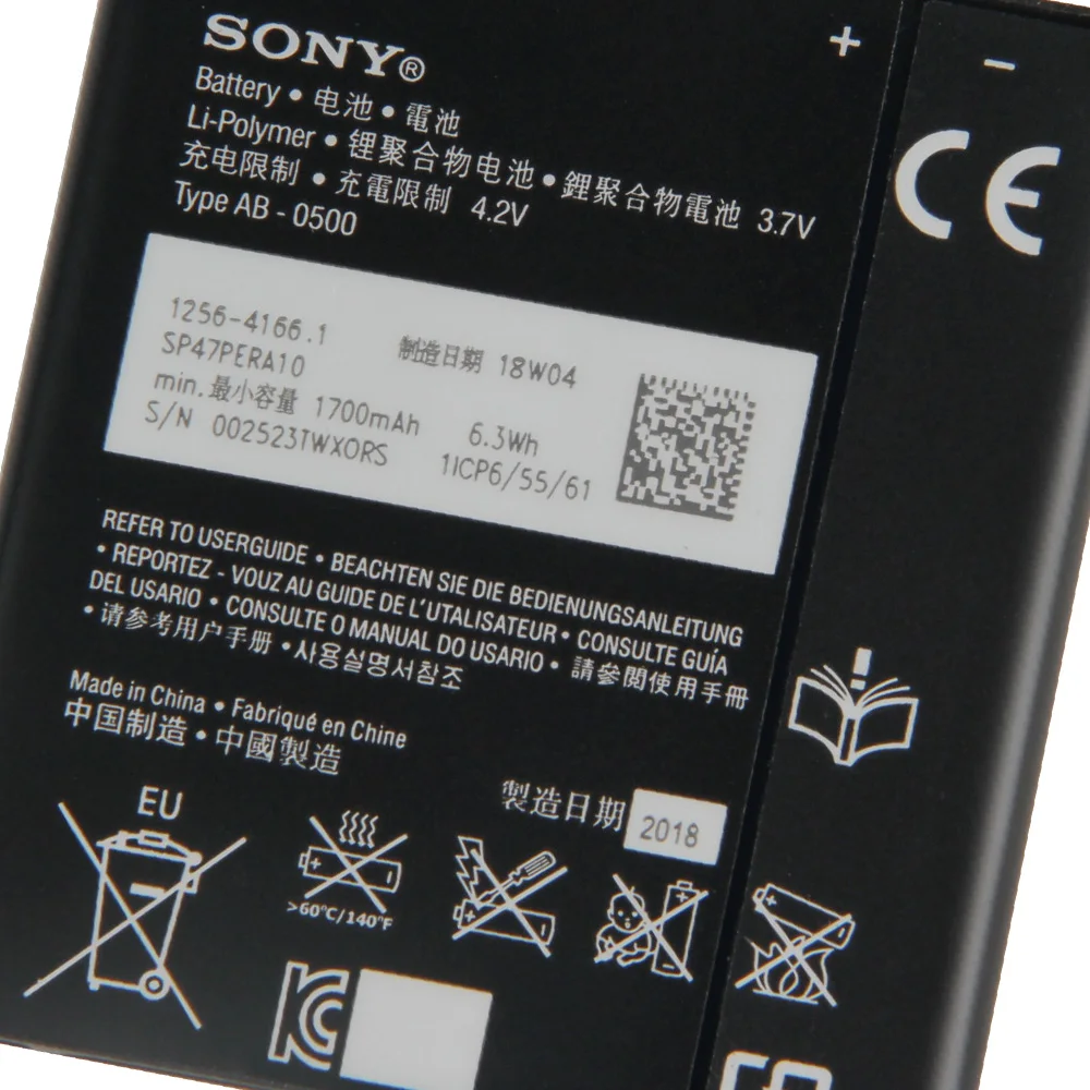 Оригинальный запасной аккумулятор для телефона BA900 SONY Xperia E1 GX TX LT29i SO 04D S36H ST26I C1904