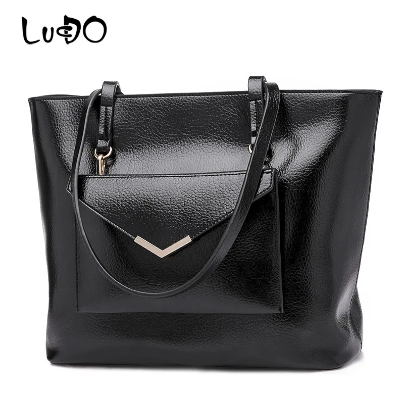 

LUCDO Women Leather Handbags Large Shoulder Bags Ladies Tote Bags Crossbody Bags For Women Bag Bolsa Feminina Bolsos Mujer
