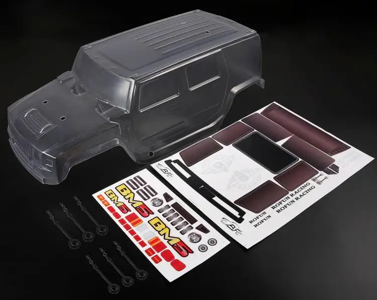 Высокопрочный корпус из поликарбоната для автомобиля FOFUN BM5 FG MONSTER 1/5