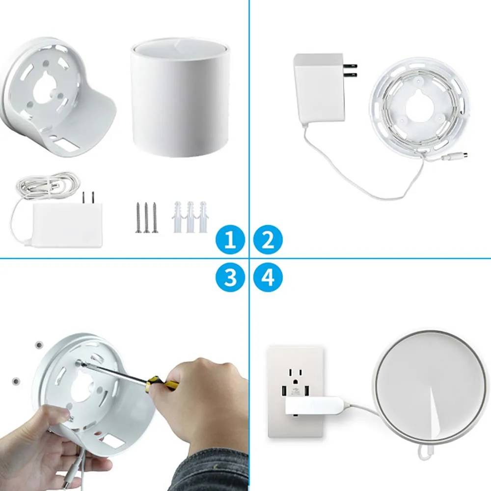 

Durable Wall-mounted Storage Bracket Space Saving Router Wall Holder Protection Rack for TP-Link Deco X20 X60 Router