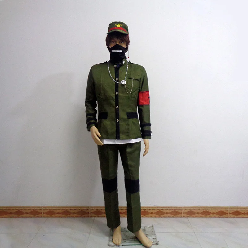 Фото Новая военная форма Danganronpa V3 Korekiyo Shinguji, потому что Рождественская вечеринка, Хэллоуин, карнавальный костюм на заказ, любой размер №1