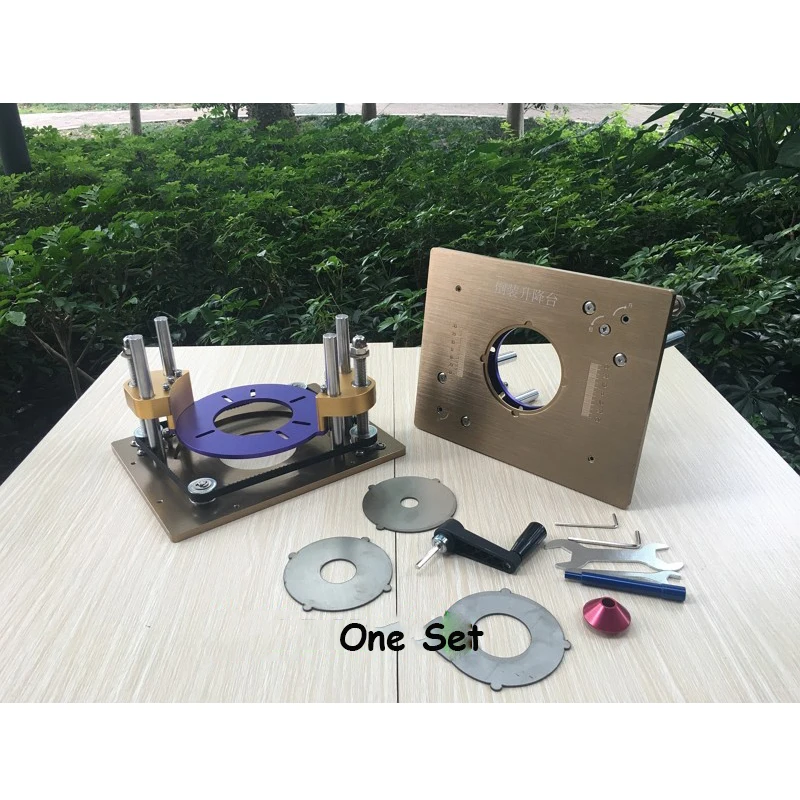 Электрический фрезерный станок по дереву вставная пластина