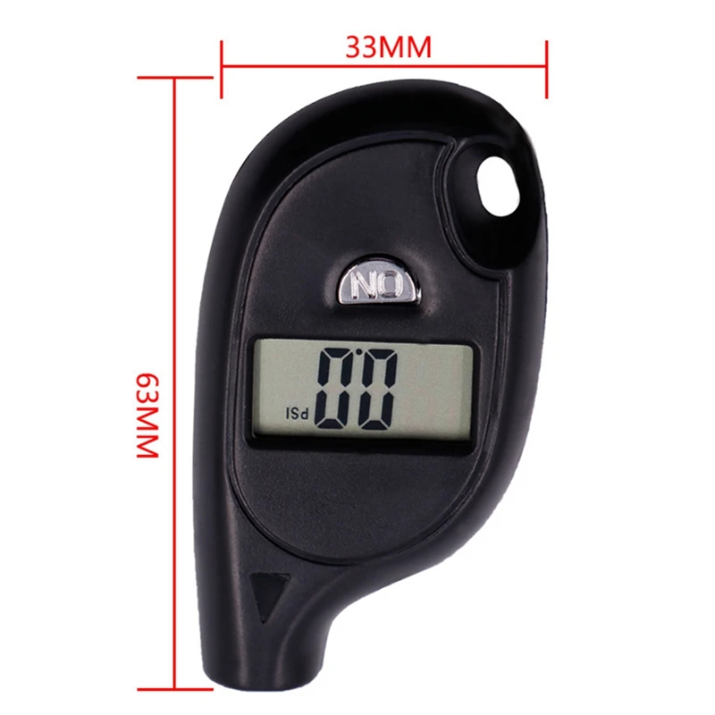 

Mini Keychain Car Tire Pressure Gauge Mini Tire Pressure Gauge 33*63mm ABS Plastic Car Supplies 2021 New Hot 1pc