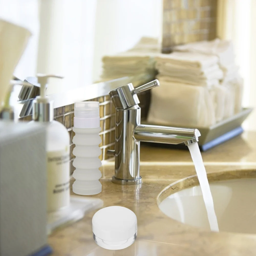 

5pcs Makeup Facial Lotion Bottles Cosmetic Storage Jars Lotion Empty Bottles