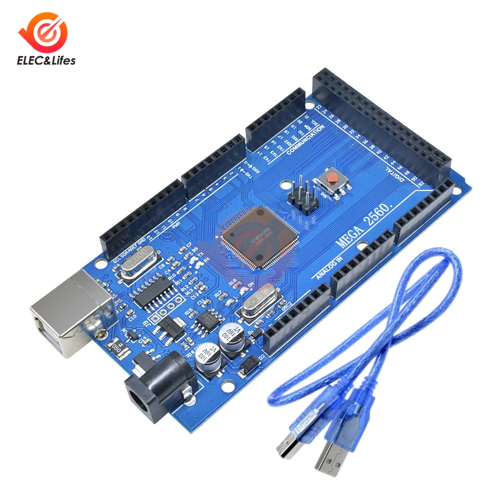 USB плата MEGA2560 MEGA 2560 R3 для arduino WiFi esp8266|Детали и аксессуары приборов| |