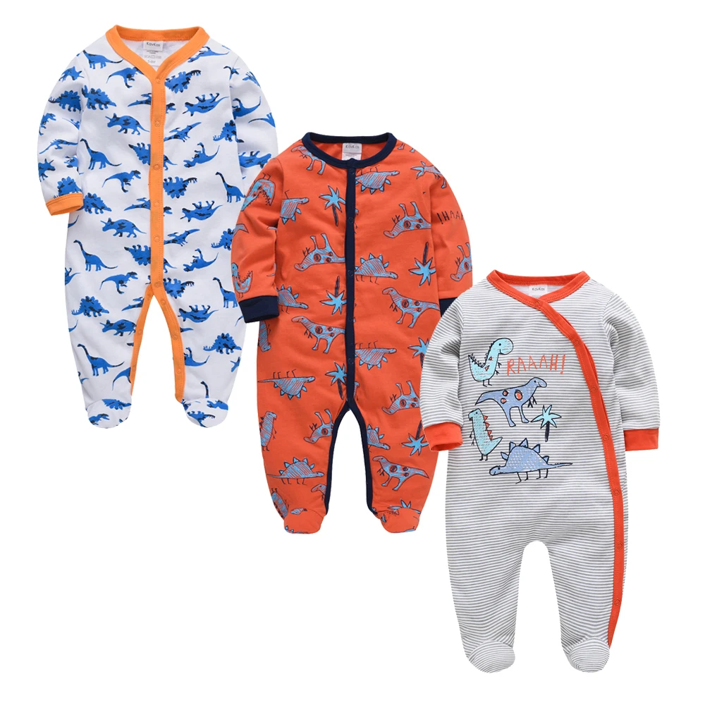 Лето 2020 3 шт./лот одежда для маленьких мальчиков хлопковый комбинезон