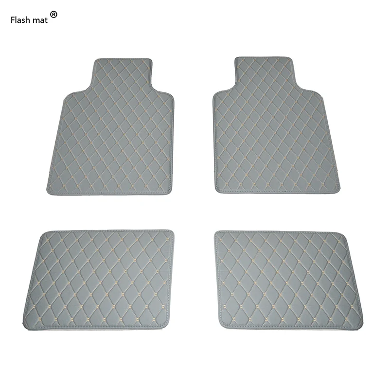 Flash mat Universal car floor mats for Mitsubishi Pajero ASX Lancer SPORT EX Zinger FORTIS Outlander Grandis Galant styling | Автомобили и
