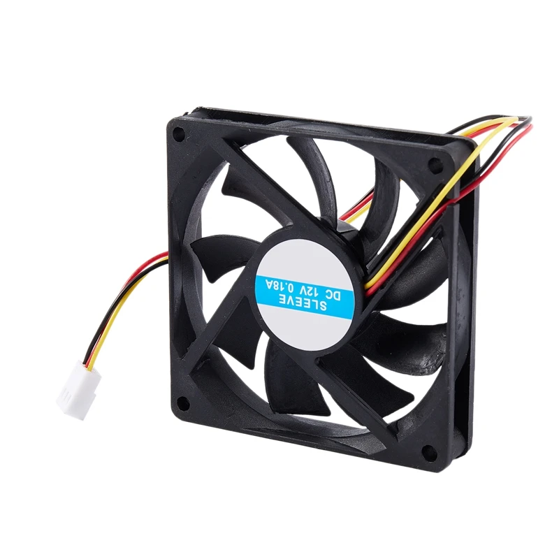 12V 3 Pin CPU вентилятор Радиатор кулер радиатор для ПК 80x80x15mm|Кулеры и системы