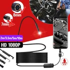 Эндоскопическая камера 1080P HD Android Телефон Usb c Эндоскопия 3 в 1 Бороскоп Видеомикрокамера IP67 Водонепроницаемая инспекционная камера 10 м