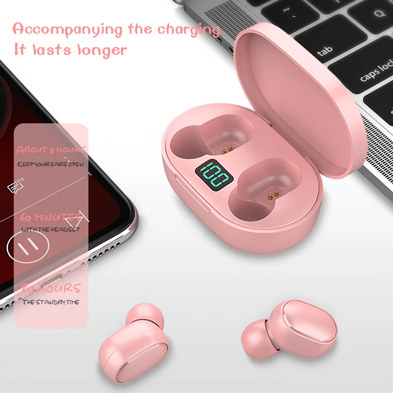 2020 tws наушники беспроводные Bluetooth спортивные для бега с микрофоном игровые