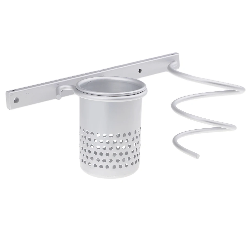 Настенный держатель для фена спиральная стойка подставка органайзер хранения