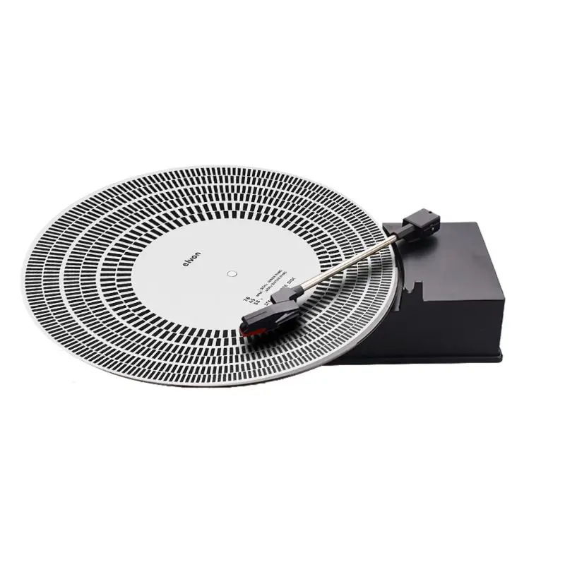 Виниловая запись LP поворотный Phono тахометр калибровочный стробоскоп диск коврик