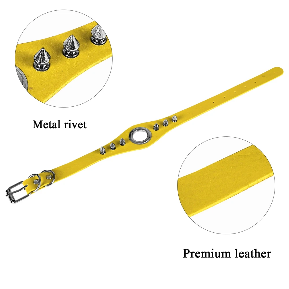 Ожерелье в стиле рок кожаный ошейник Модный женский колье Харадзюку сексуальные