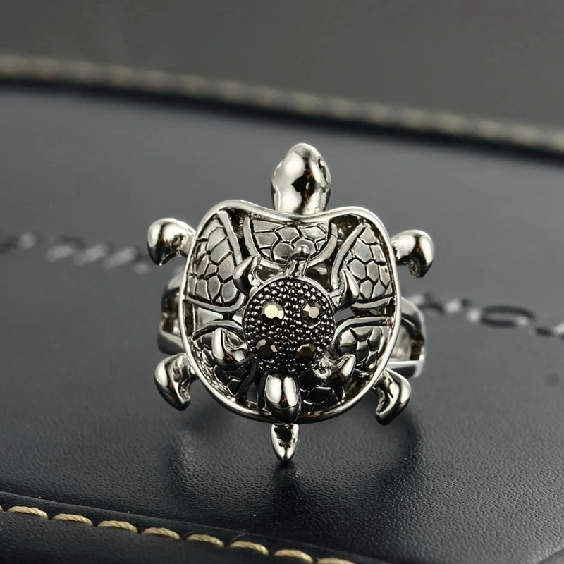 Новое поступление от бренда Iutopian кольцо с милой черепашкой для мамы и ребенка