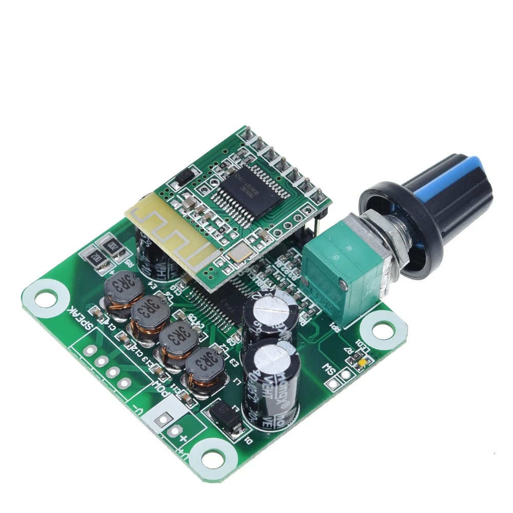TZT Bluetooth 4,2 TPA3110 15 Вт+ 15 Вт Цифровой стерео аудио усилитель мощности плата Модуль 12 в-24 в автомобиль для USB динамик, портативный динамик