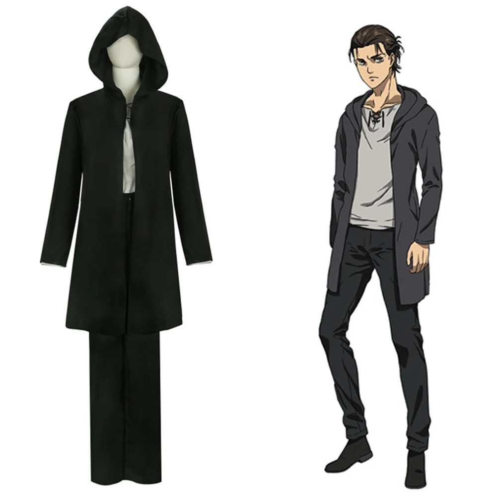

Attack on Titan Eren Yeager Cosplay Costume Halloween Carnival Suit