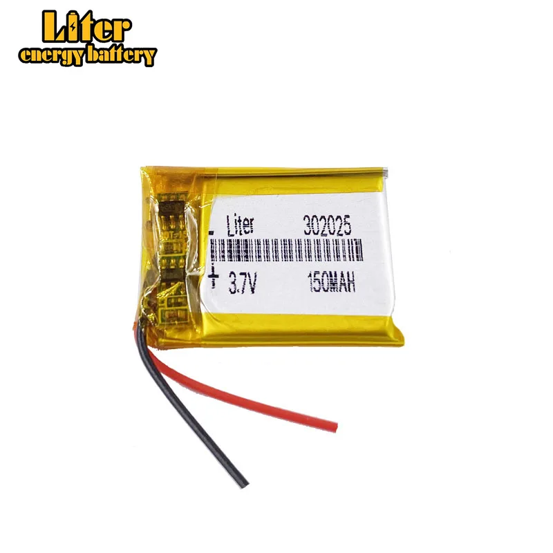 Li-po 3 7 В 150 мА · ч 302025 полимерный литий-ионный/литий-ионный аккумулятор для умных