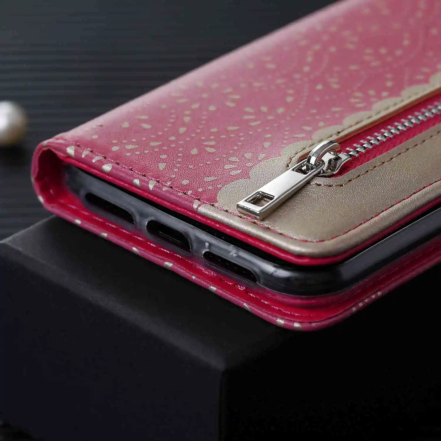 Кожаный чехол для iphone 6 6S 7 8 Plus XR X XS Max 11 Pro Max на молнии Держатель для карт кошелек чехол для iphone 6plus 7plus 8plus чехол