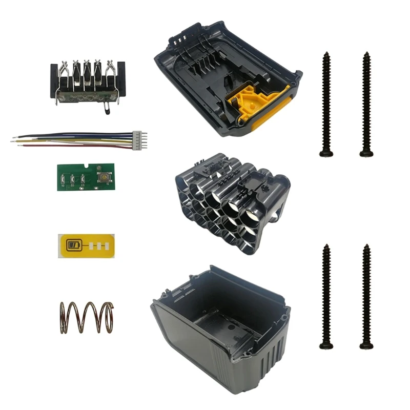 

2022 New Practical 15x18650 Li-ion Battery PCB Board Circuit Board Componnent Plastic Shell Compatible with DCB200