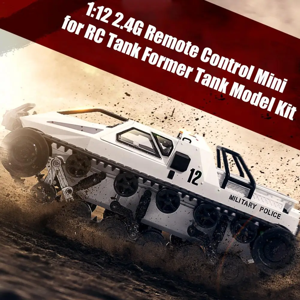 2 4G rc Танк четырехколесный 1:12 большой размер симулятор Диск высокоскоростной