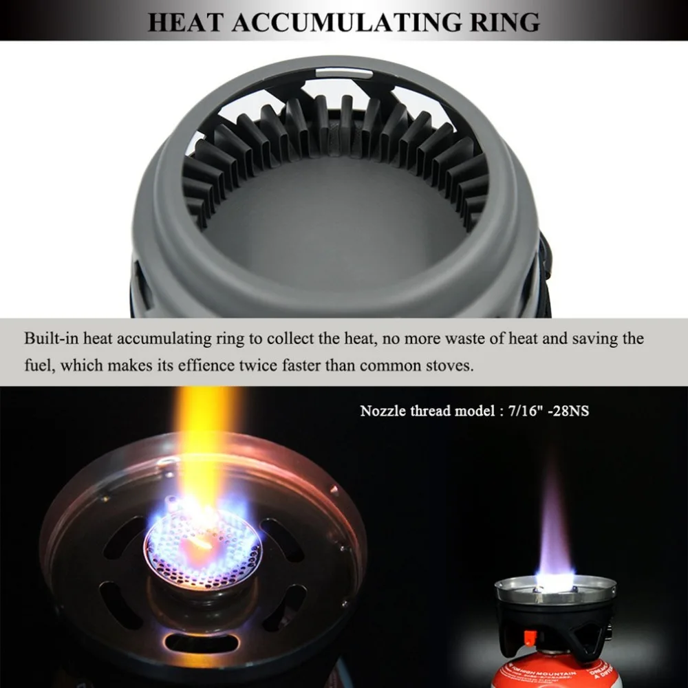 Уличная газовая система APG компактного размера 1400 мл для кемпинга плита пожарная