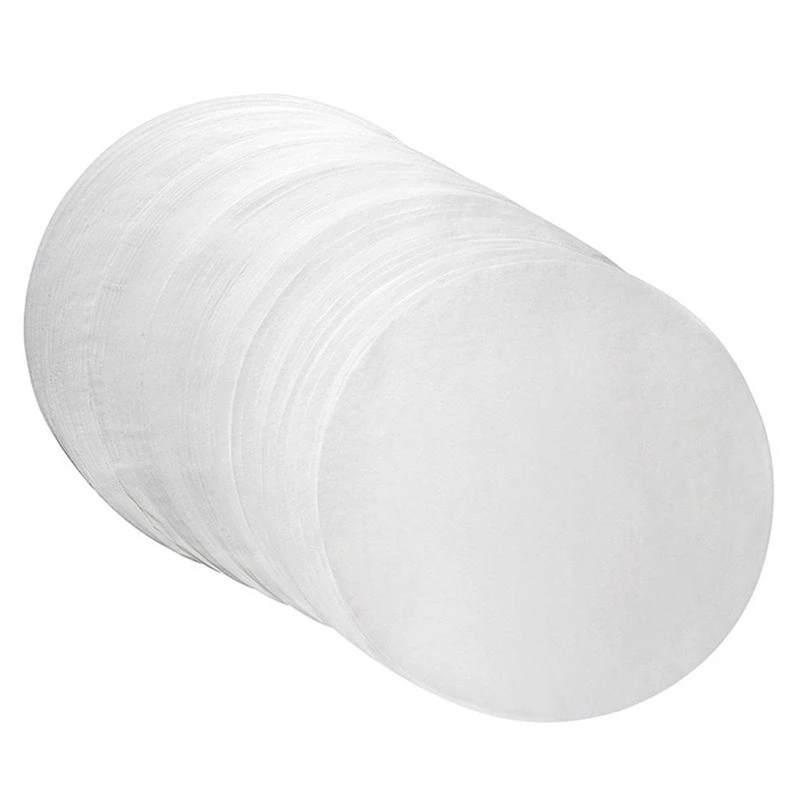 

100 Pcs Round Baking Silicone Paper Rounds Non Stick Baking Circles Sheets Greaseproof Baking Sheets Cake Pans Circle Cake Tin L