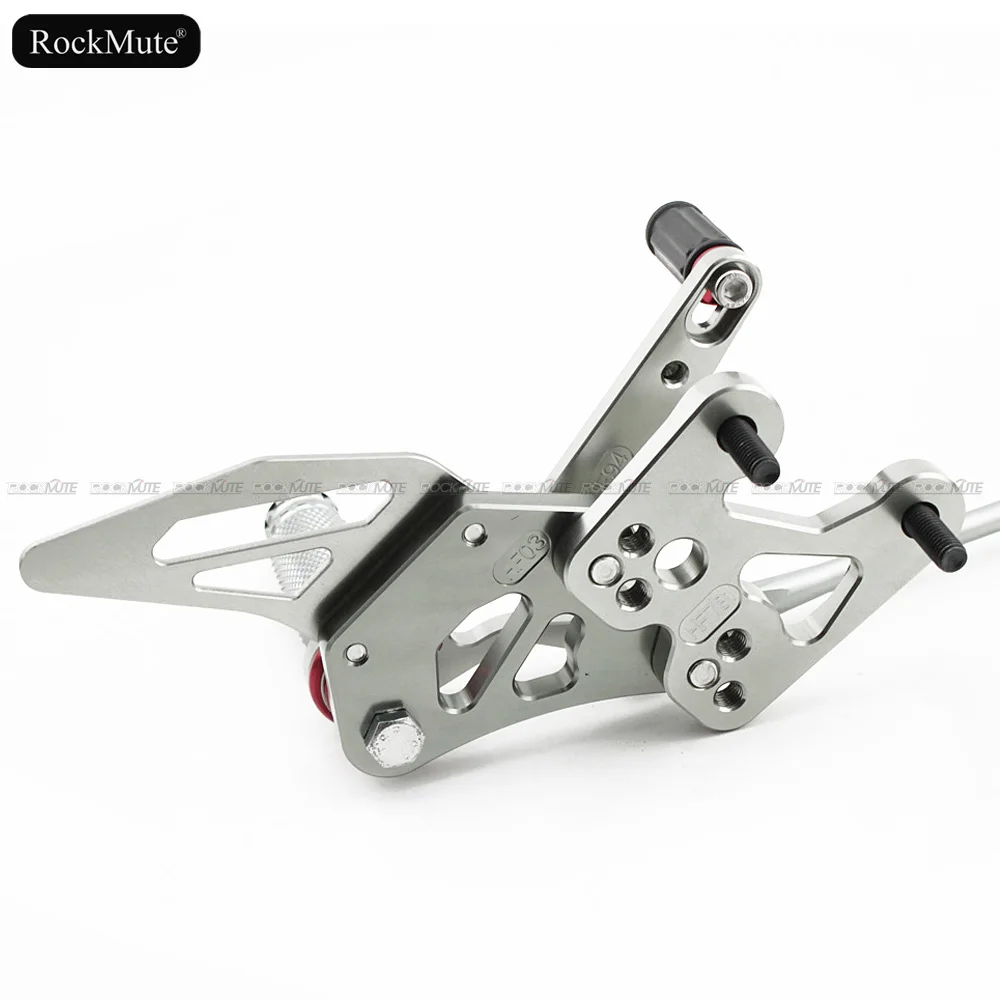 CNC Aluminum Motorcycle Rearset Rear Set Foot Pegs Pedal Footrest For YAMAHA FZ1 2006-2013/ FZ8 2010 2011 2012 2013 Non ABS | Автомобили и