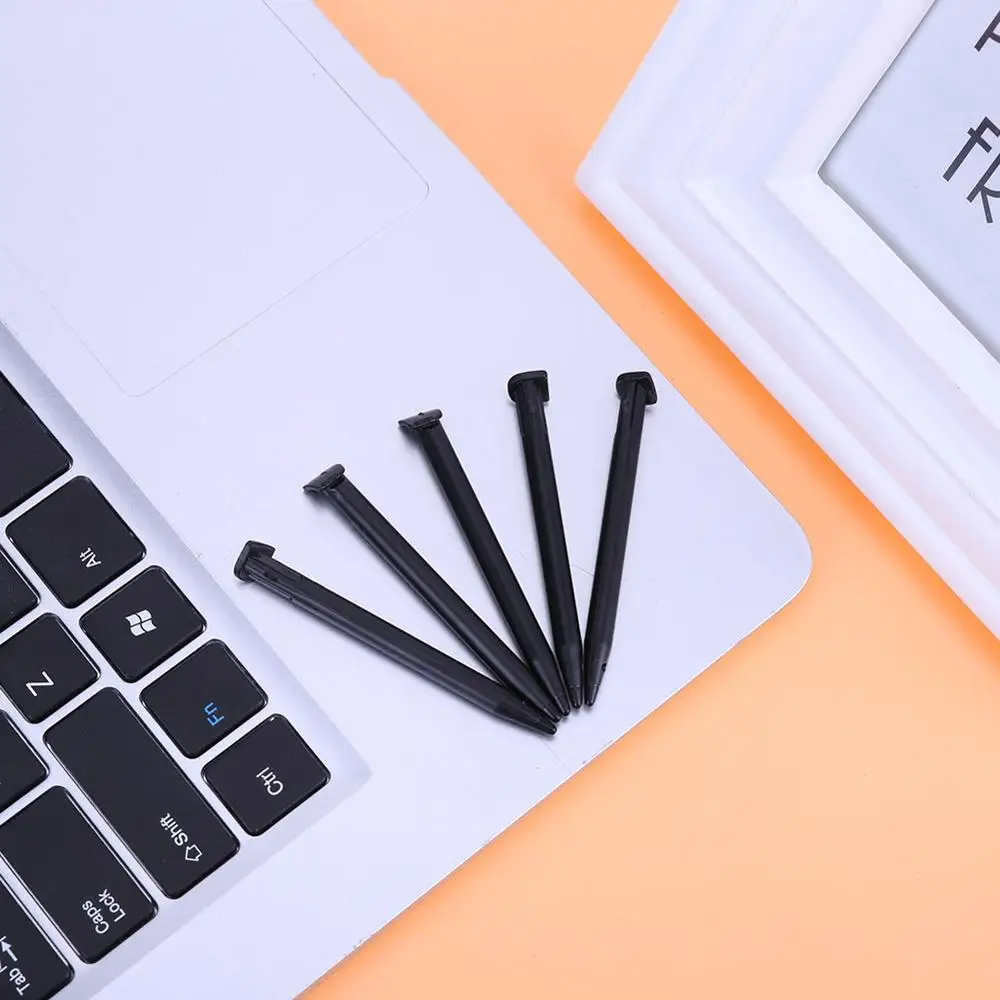 

5Pcs Plastic Stylus Pen Game Console Screen Touch Pen for Nintendo New Lapiz Tactil for 2DS XL / LL Game Console Black White