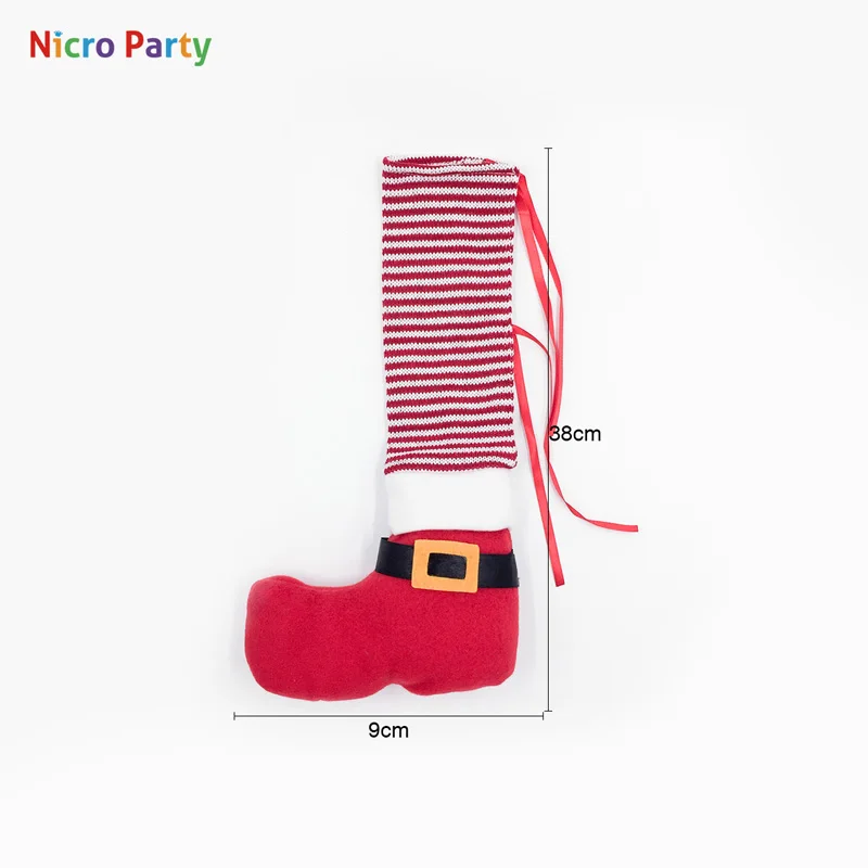 Nicro Chair Foot Covers Christmas Decor For Home Table Ornament 2020 Navidad Xmas Party New Year Gift #Chr86 | Дом и сад