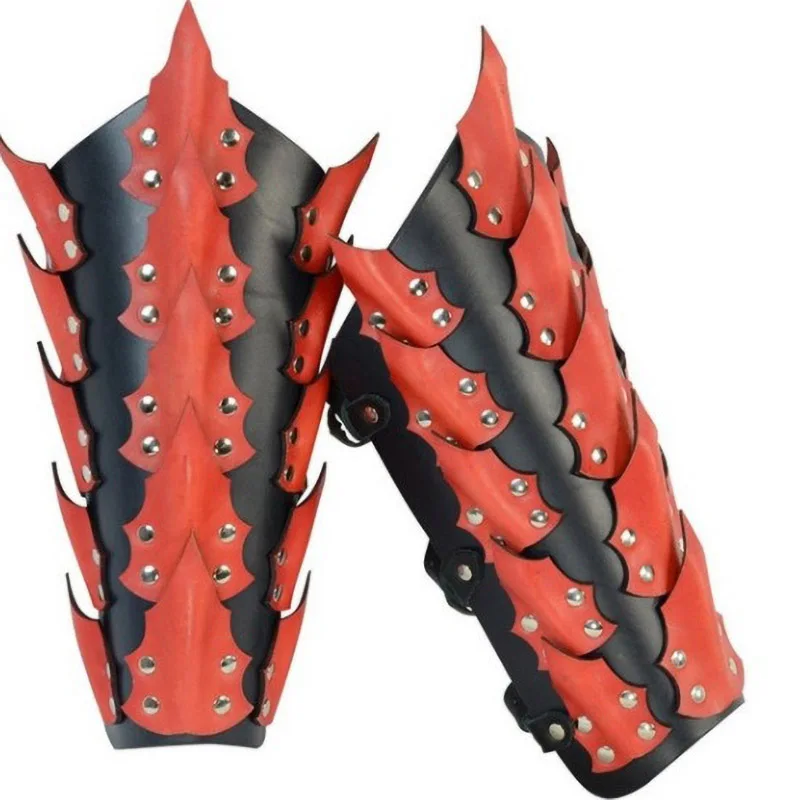 

Перчатки King's Fantasy Armguard Armor манжеты кожаные браслеты рыцарь в стиле викингов воин для мужчин женщин мужчин