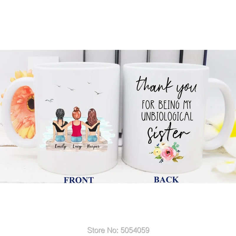 Custom Best Friend кружка персонализированные кофейная BFF для друга дружбы Soul Sisters Mug
