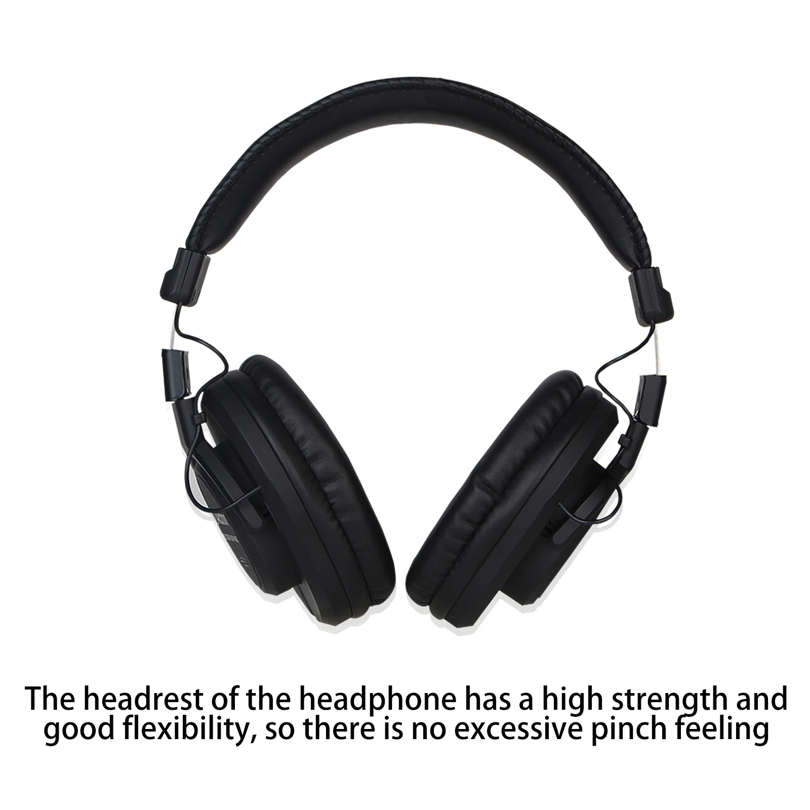 Портативная стереогарнитура проводные наушники с басами съемные регулируемые