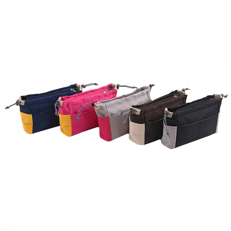 

Women Organizer Bag Fashion High Quality Insert Panelled Bag Nylon Travel Cosmetic Bag Hot Selling