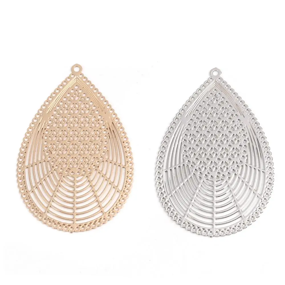 DoreenBeads модное медное Филигранное тиснение подвески золото серебро цвет