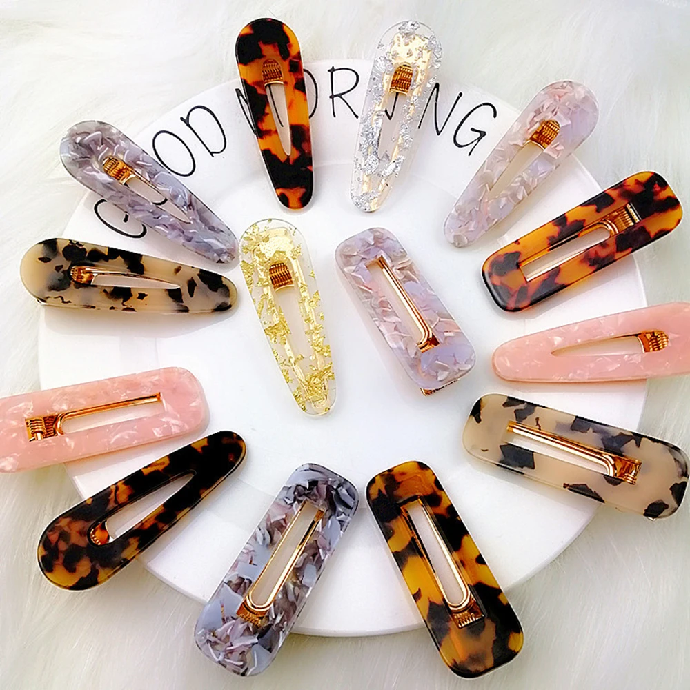 Заколки для волос в японском стиле девочек форме капли воды заколки Утконос