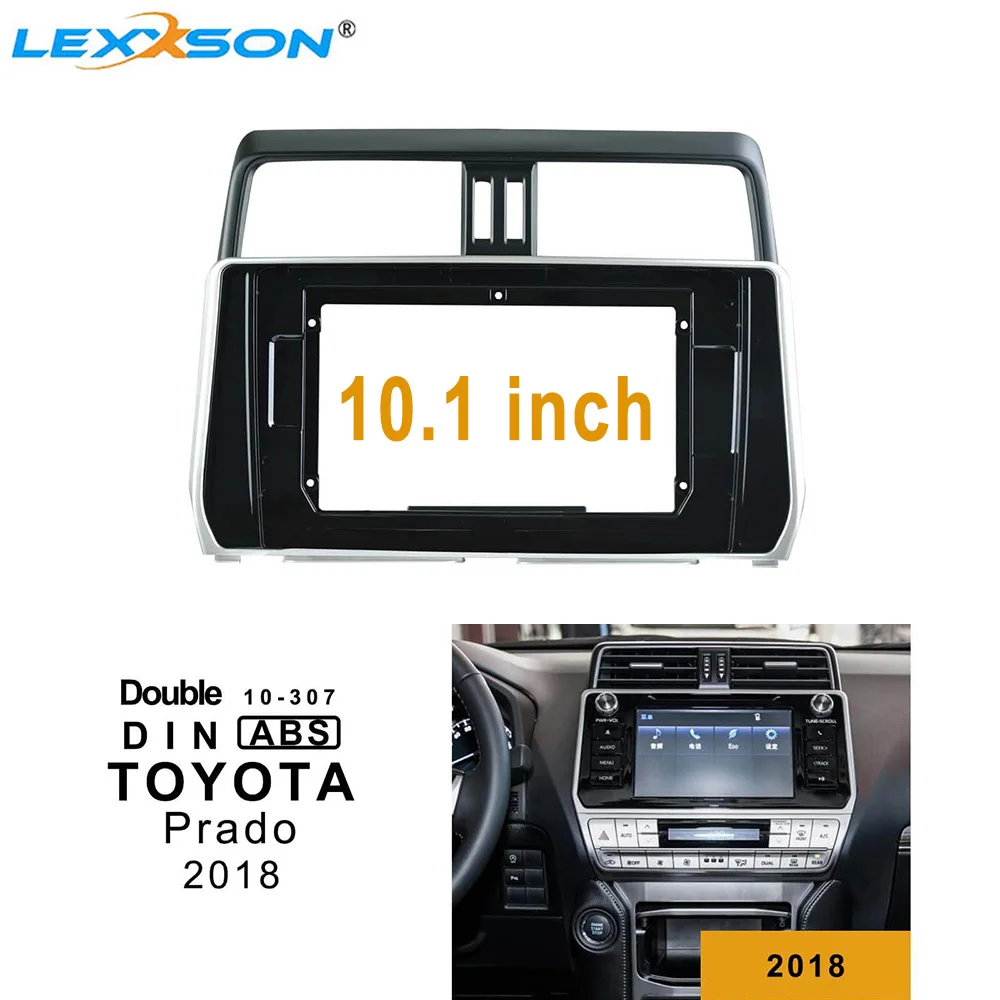 LEXXSON 10 1 дюймовая Автомобильная панель для Toyota Prado 2018 2Din проигрыватель Fascia аудио