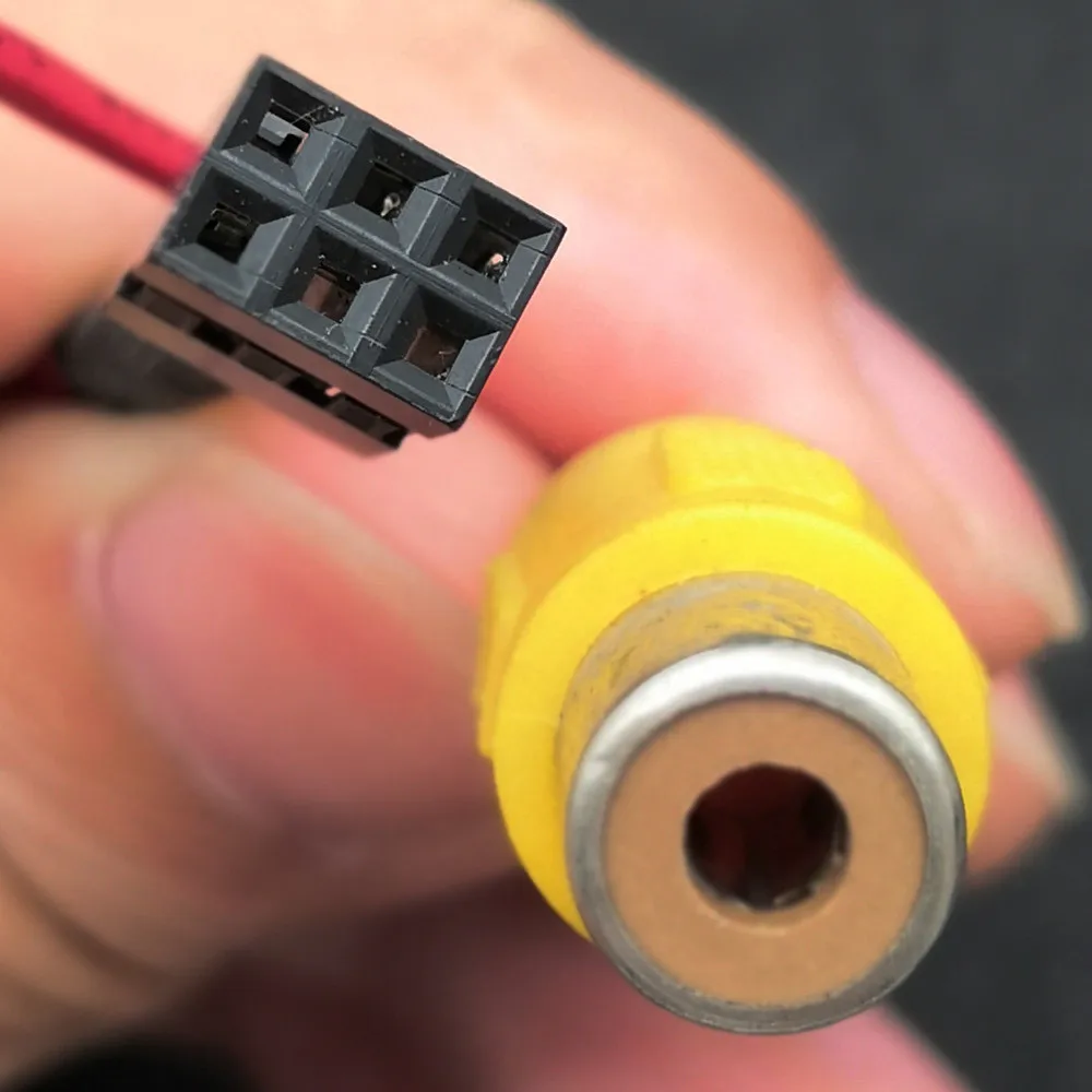 Оригинальный видеовход YIFOUM 6Pin переключатель обратная камера RCA адаптер кабель