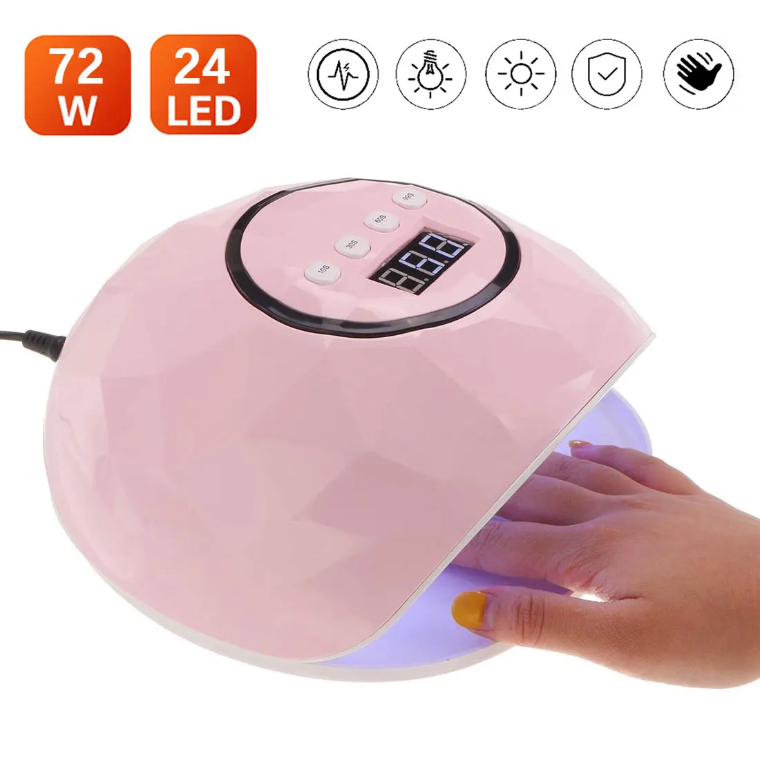 Лампа УФ/LED для сушки гель лака 72/86 Вт|Сушилки ногтей| |