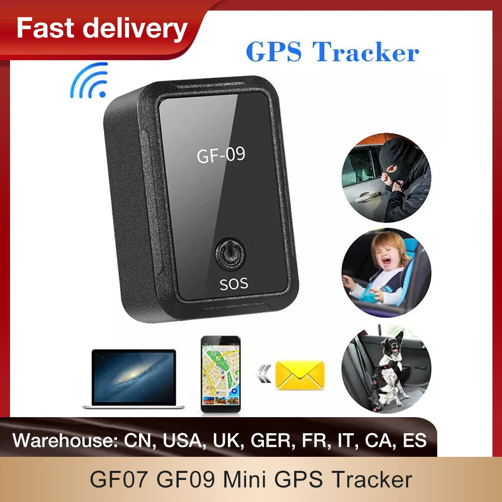 GF07 GF09 мини GPS трекер Автомобильный GSM GPRS локатор платформа SMS трекинг будильник