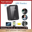 GF07 GF09 мини GPS трекер Автомобильный GSM GPRS GPS локатор платформа SMS трекинг будильник звуковой монитор Запись голоса трек карта расположение