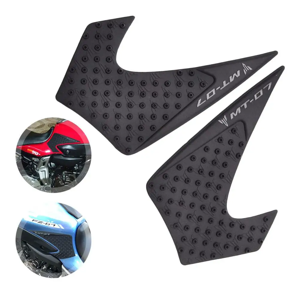 Для Yamaha MT 07 MT07 2014 2015 2016 2017 бак мотоцикла Pad Protector стикеры Наклейка газа Колено Ручка