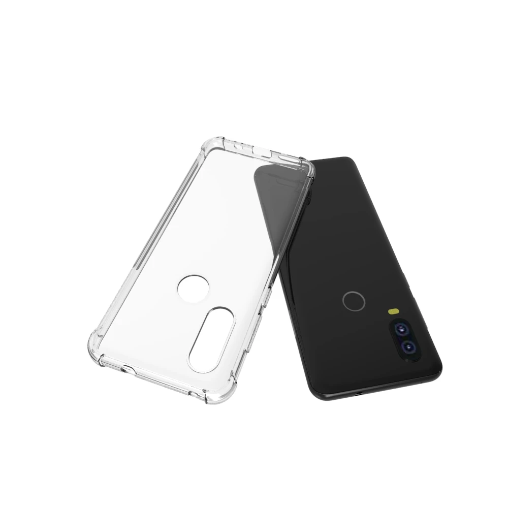 Прозрачный чехол для Motorola one vision ударопрочный прозрачный ТПУ Мягкий Роскошный