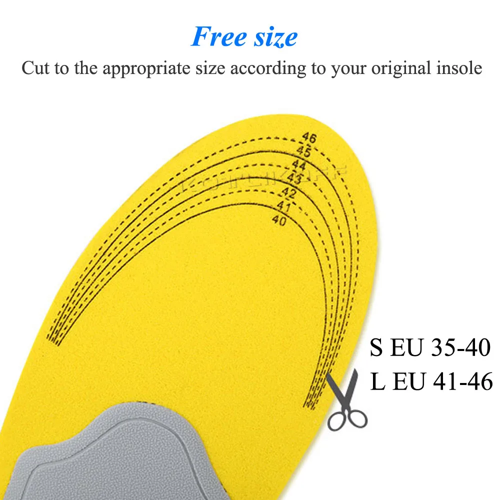 Дышащие ортопедические стельки для взрослых вставки с высокой поддержкой свода