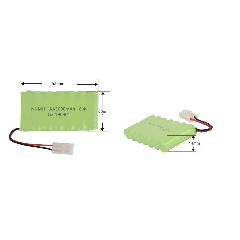 Модель M) Ni-CD 8,4 v 3000mah батарея+ USB зарядное устройство для Rc игрушки автомобиль Танк Поезд Робот Лодка пистолет AA 8,4 v перезаряжаемый аккумулятор
