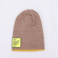 new 2021 fashion cool trend winter hat solid color autumn beanies best matched warm soft bonnet skullies for women and men