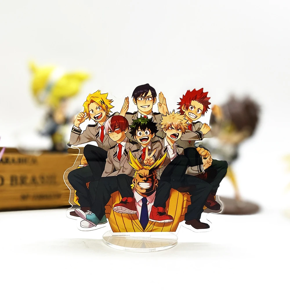 My Boku no Hero Academy All Might Kaminari Tenya Todoroki Midoriya Bakugo HF фигурка на акриловой подставке модель