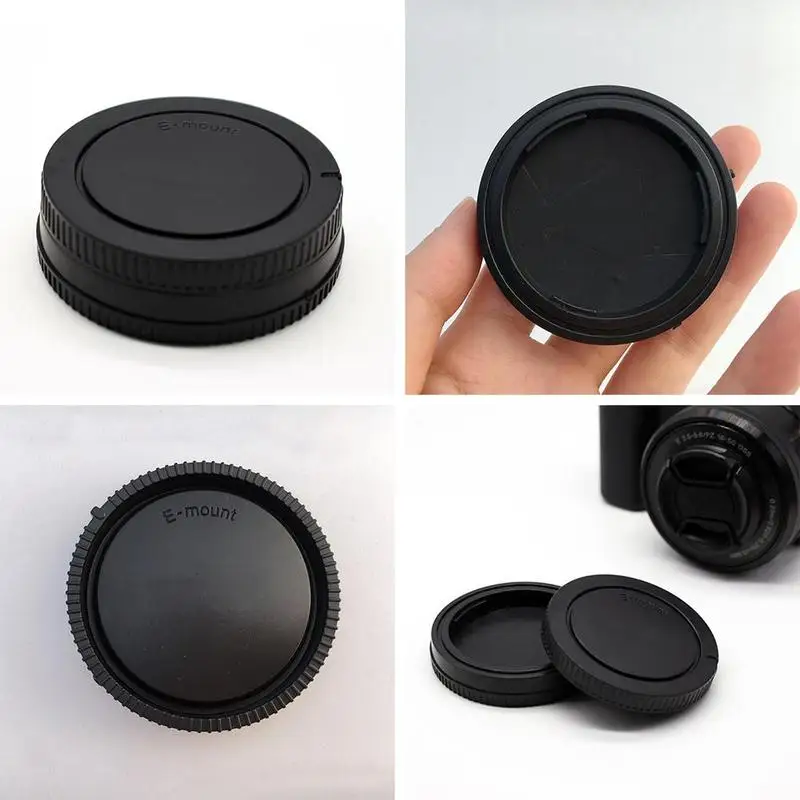 2 шт. Sony Micro-One E Card Port 18-105 16-50 Cover 18-55 Back 55/1.8 Lens 50/1.8 Black I3X8 | Электроника