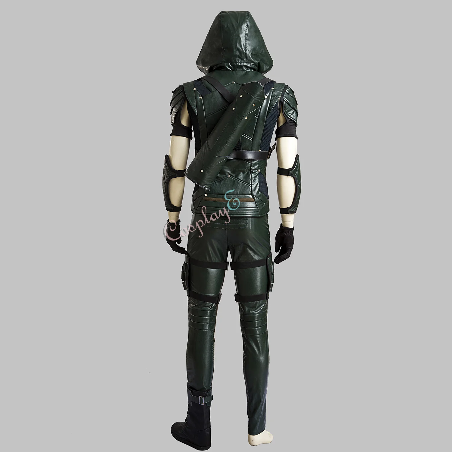 Костюм Зеленой Стрелы стрела сезон 4 Косплей Оливер Квин полный комплект|Костюмы