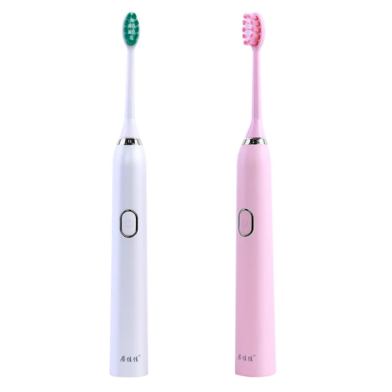 

Painting process of ipx7 waterproof ultrasonic electric toothbrush 30000 times vibration charging for men and women