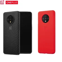 100% Original Oneplus 7T Case Bumper Carbon Back Cover Nylon Oneplus 7T Sandstone Black 100% One Plus 7T Silicon Red Case